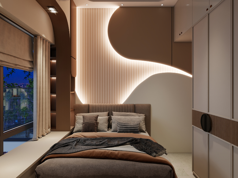 Modern Soft Luxury 1 BHK Walkthrough